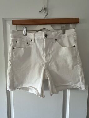 American Eagle Outfitters White Denim Cutoff Shorts